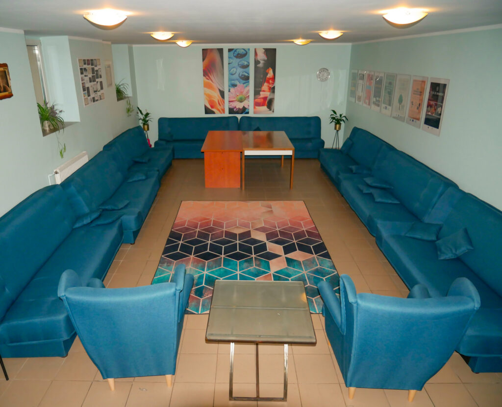 Fundacja Arka Hostel w Zgierzu - sala terapeutyczna